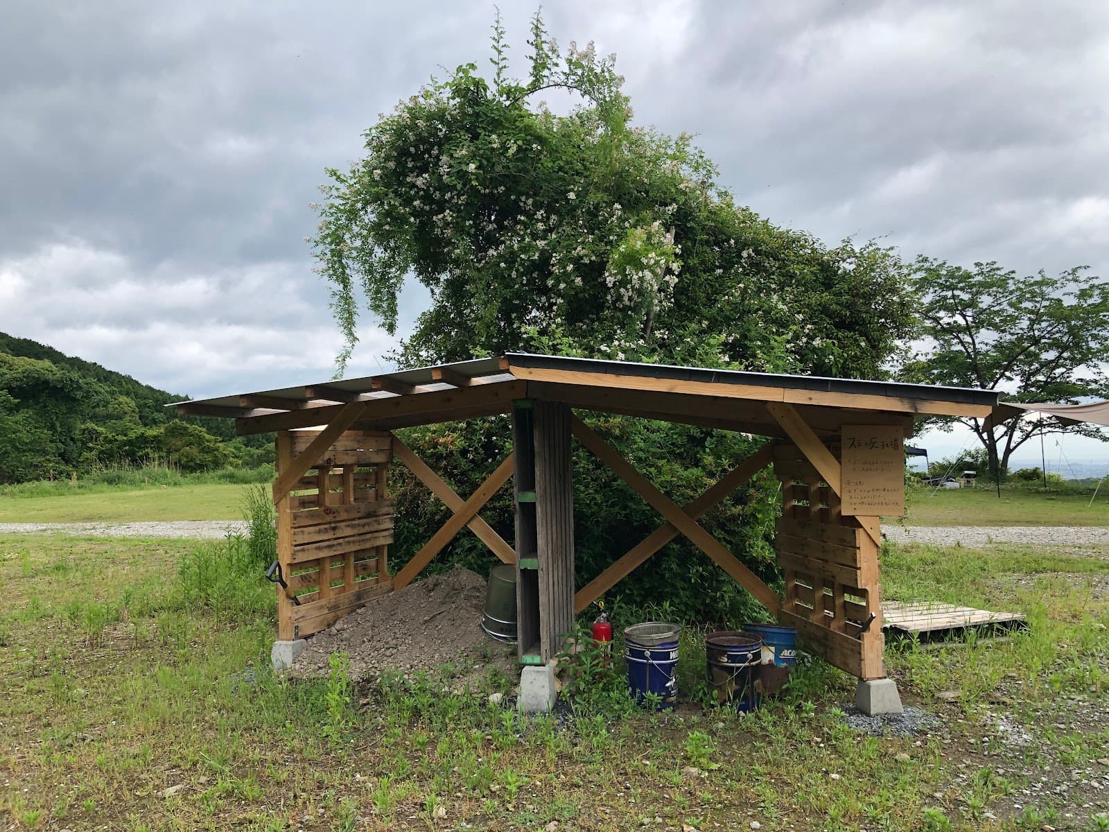 野営箭山(八面山キャンプ場)