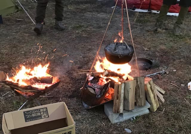 木の駅いぶき（ドローン体験、キャンプ）