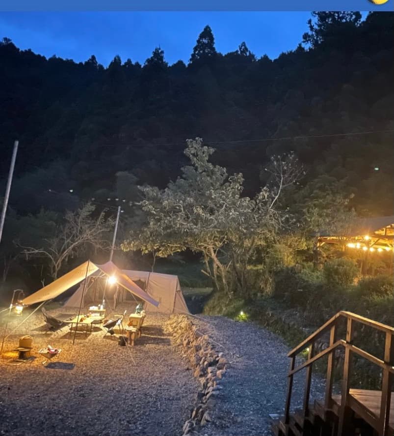 キャンプ場 Cafe Shiranui