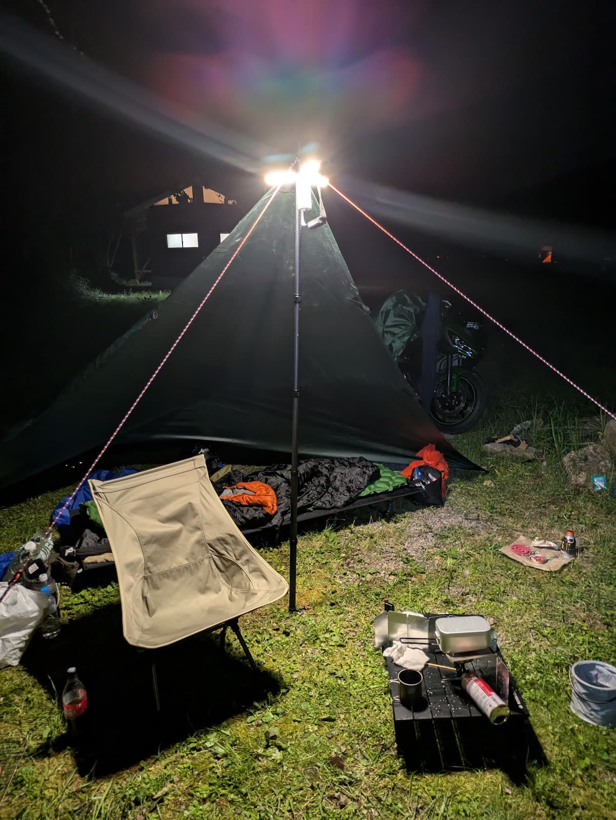 ソロキャンプエリア（道の駅 つぐ高原グリーンパーク）