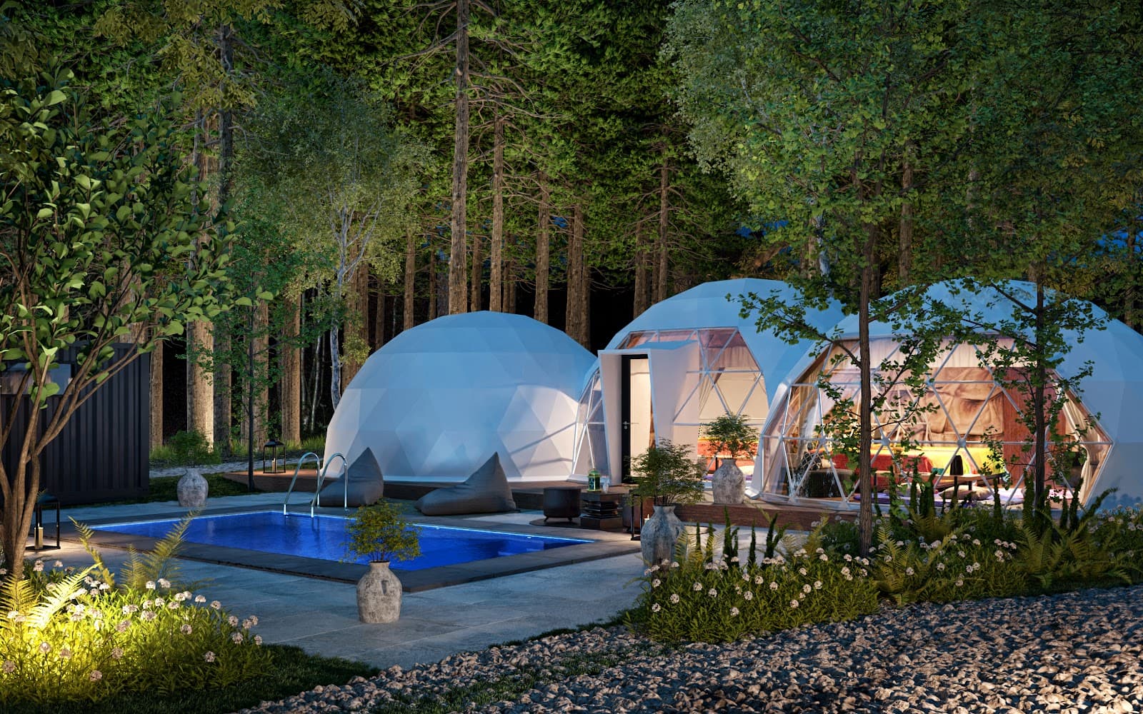 中津川グランピング 森の空