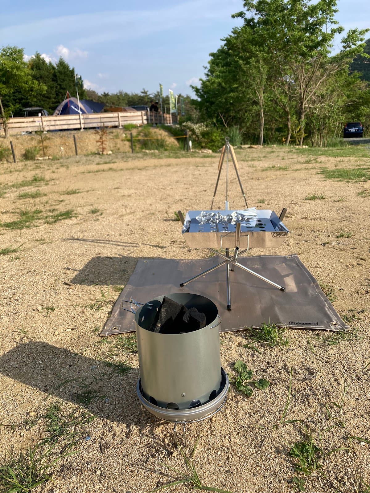 一里松キャンプ場オートサイト