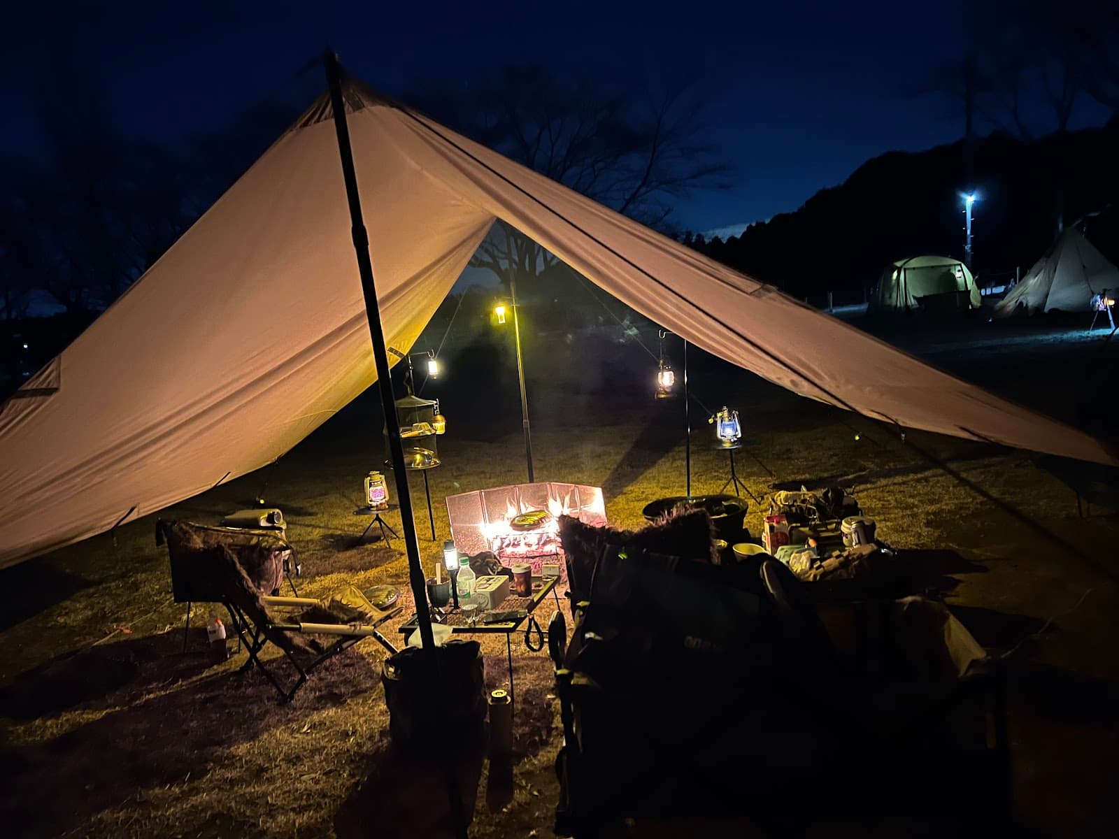 六斗の森 テントサイト