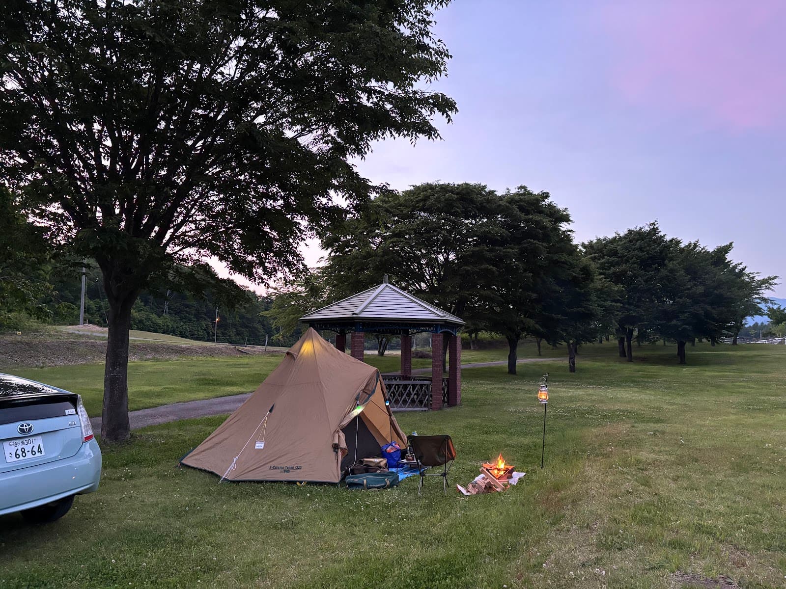 山に恋するキャンプ場（木島平やまびこの丘公園）