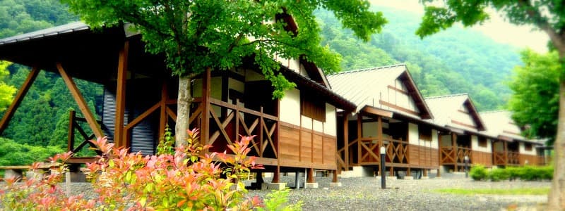 滝と渓流の高山キャンプ場