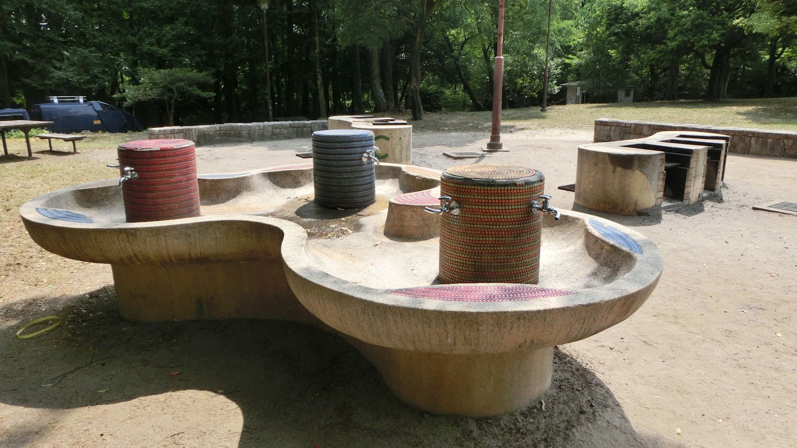 鹿子公園 ディキャンプコーナー