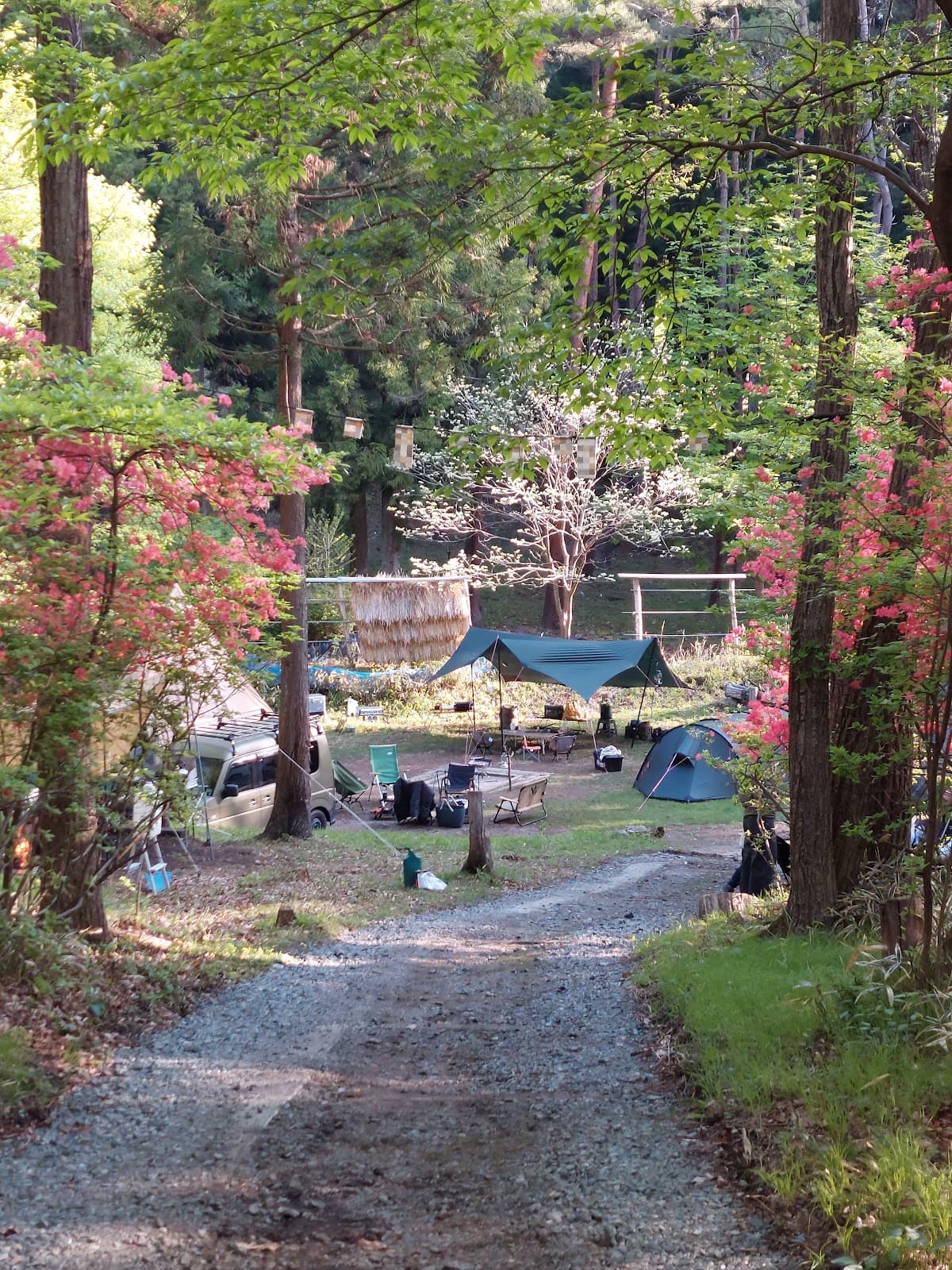 手作りキャンプ場キャンプ冒険仲間