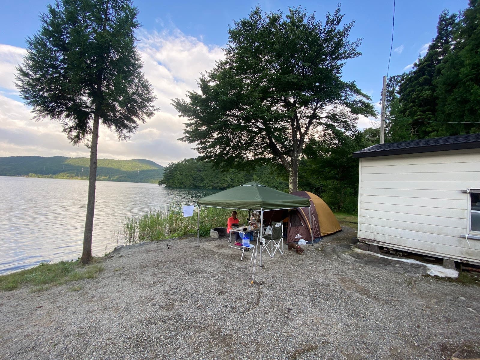 青木湖 桐野キャンプ場、青木湖 桐野レンタルボート場