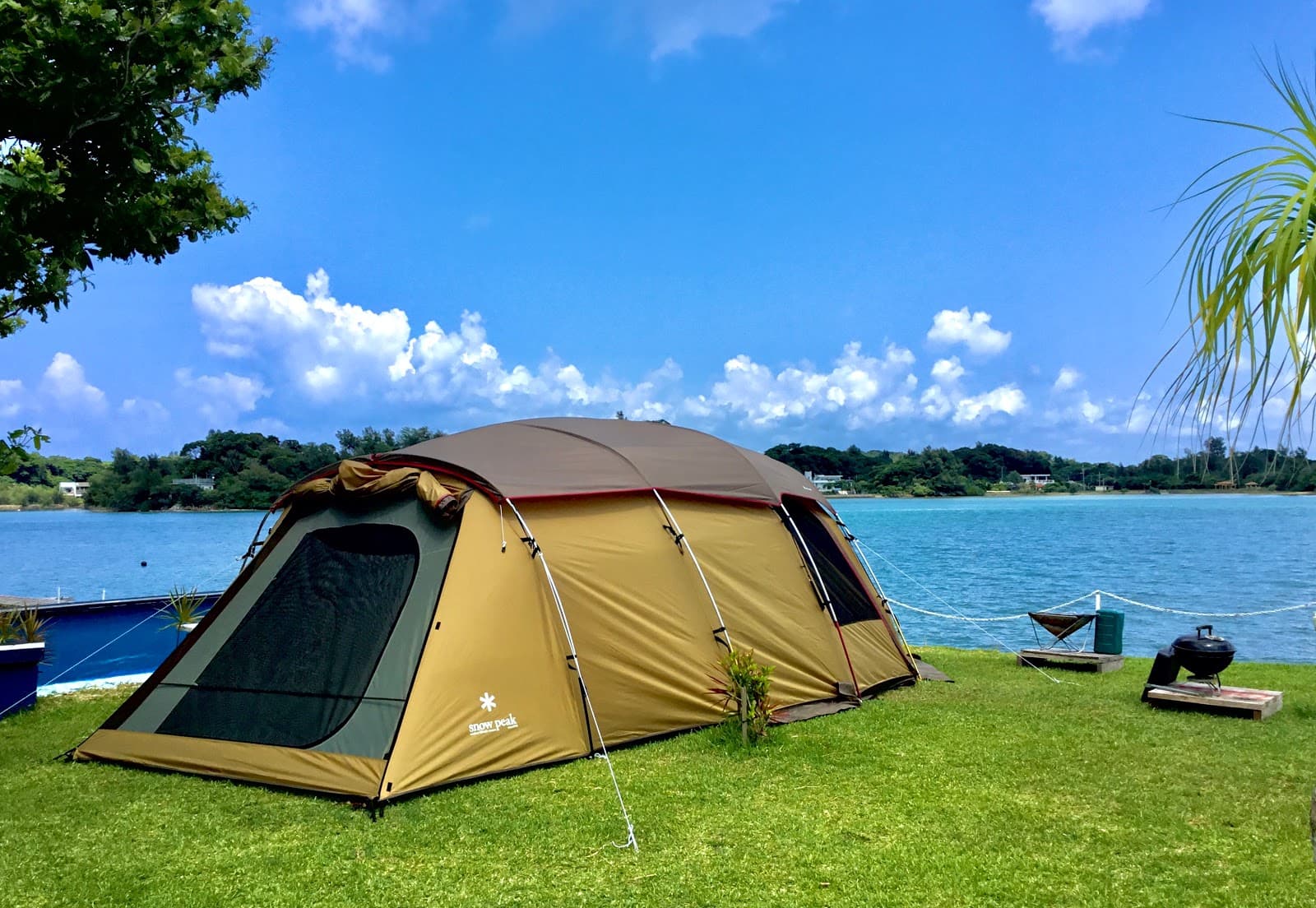 今帰仁海辺のキャンプ場