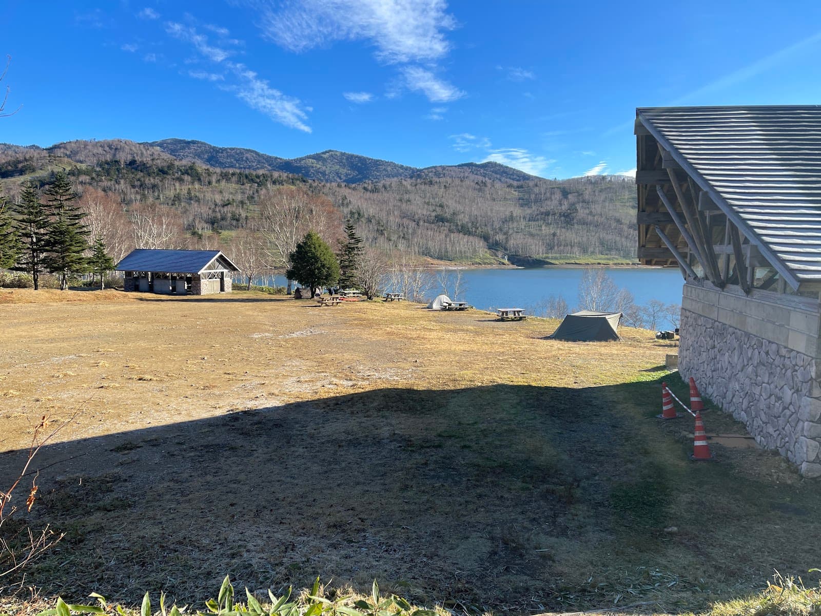 野反湖キャンプ場 テント場