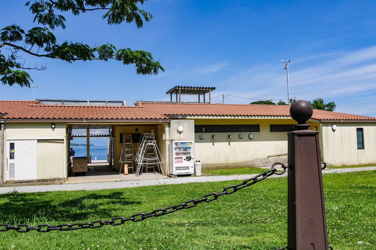 結の浜マリンパーク内キャンプ場