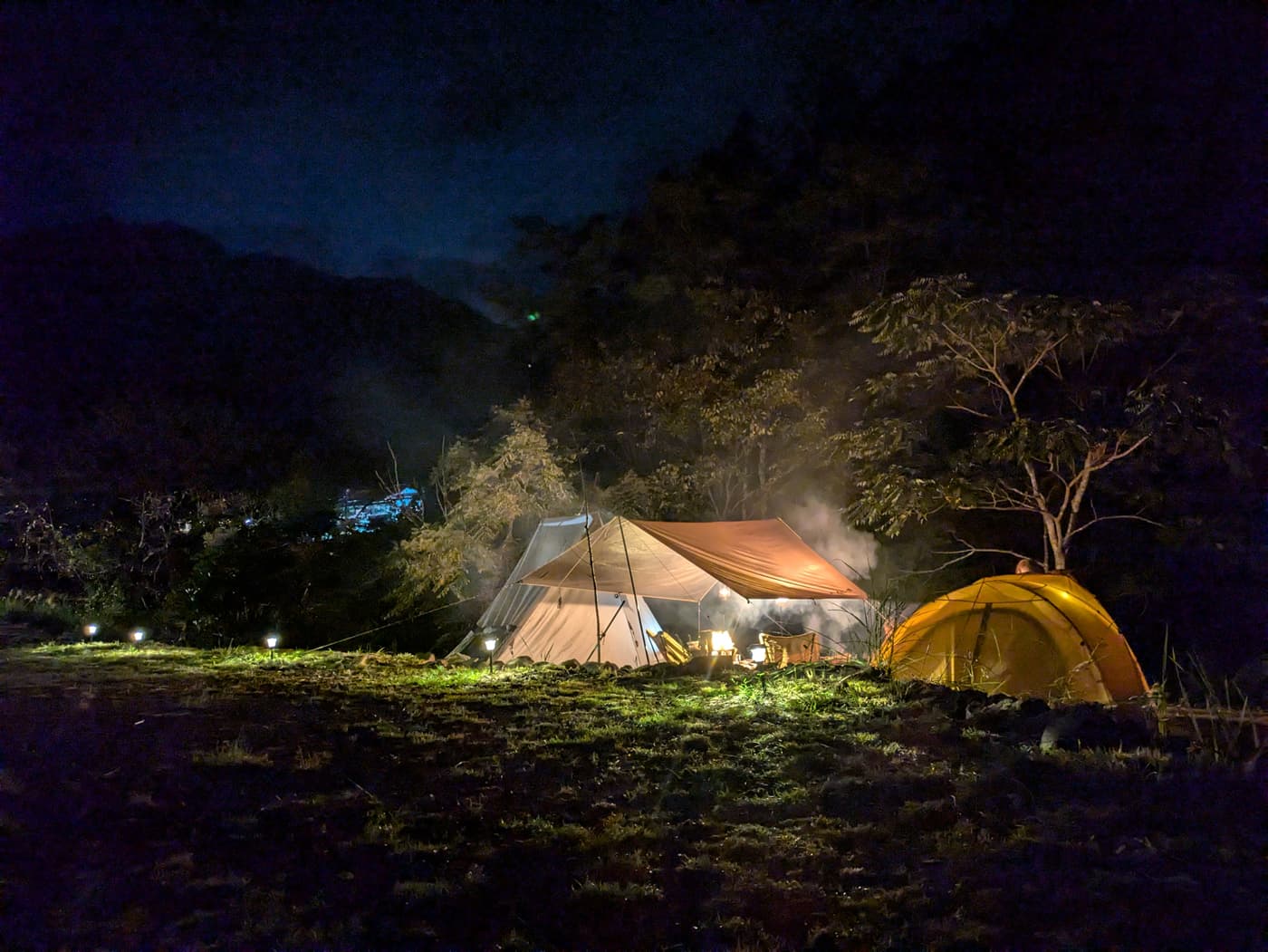 龍神村 小又川キャンプガーデン／プライベート感あふれるテントサイト 龍神温泉まで車で5分